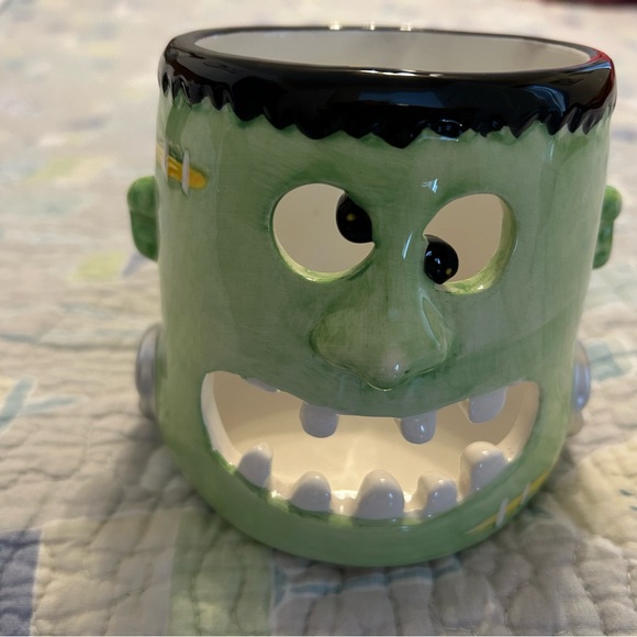 LAST CHANCE💰FINAL PRICE DROP💰Vintage Glass Frankenstein tea-light holder - Picture 2 of 3